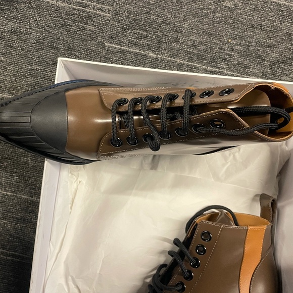 Chloé Rylee Leather Lace Up Boots - Picture 3 of 5